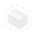 Timberdale Tongue & Groove Pressure Treated 10 x 8 Reverse Apex Shed (Two Windows)