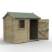 Timberdale Tongue & Groove Pressure Treated 8 x 6 Reverse Apex Shed (One Window)