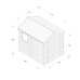 Timberdale Tongue & Groove Pressure Treated 8 x 6 Reverse Apex Shed (One Window)