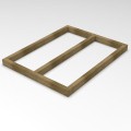 Forest Pressure Treated Shed Base 4 x 3 