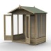 4Life Overlap Pressure Treated 6 x 4  Double Door Apex Summerhouse