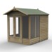 4Life Overlap Pressure Treated 6 x 8 Double Door Apex Summerhouse