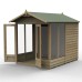 4Life Overlap Pressure Treated 6 x 8 Double Door Apex Summerhouse