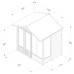 4Life Overlap Pressure Treated 7 x 5 Double Door Apex Summerhouse