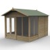 4Life Overlap Pressure Treated 8 x 10 Double Door Apex Summerhouse