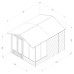 4Life Overlap Pressure Treated 8 x 10 Double Door Apex Summerhouse