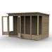 4Life Overlap Pressure Treated 10 x 6 Double Door Pent Summerhouse