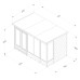 4Life Overlap Pressure Treated 10 x 6 Double Door Pent Summerhouse