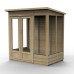 4Life Overlap Pressure Treated 6 x 4 Double Door Pent Summerhouse
