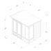 4Life Overlap Pressure Treated 7 x 5 Double Door Pent Summerhouse