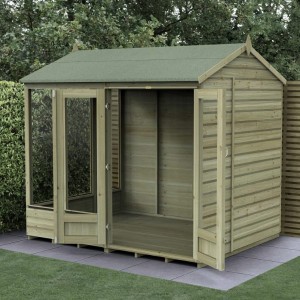 Beckwood Shiplap Pressure Treated 8 x 6 Reverse Apex Summerhouse