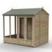 Beckwood Shiplap Pressure Treated 8 x 6 Reverse Apex Summerhouse