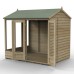 Beckwood Shiplap Pressure Treated 8 x 6 Reverse Apex Summerhouse
