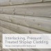 Beckwood Shiplap Pressure Treated 7 x 5 Apex Summerhouse