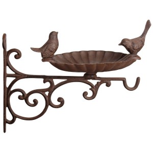 Bird Bath and Feeder Hanging Basket Bracket