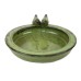 Round Ceramic Bird Bath