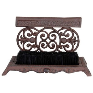 Cast Iron Shoe Scraper & Brush