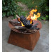 Round Fire Bowl On Stand