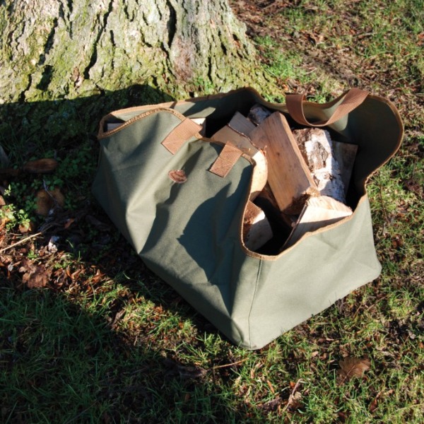Canvas Log Carrier