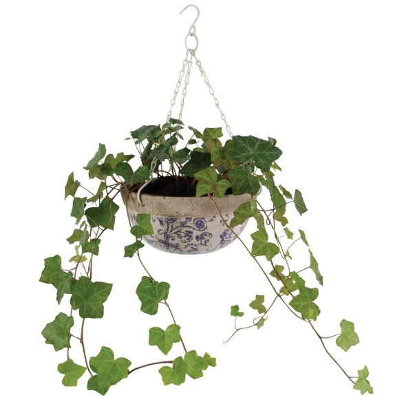 Ceramic Hanging Basket 10"