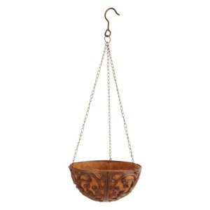 Cast Iron Hanging Basket 10"