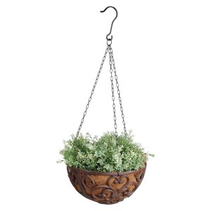 Cast Iron Hanging Basket 12"