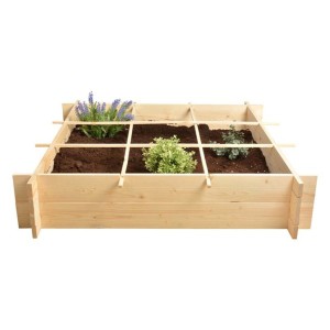 Wooden Square Metre Planter