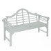 Lutyens 2 Seater Bench - Pearl White