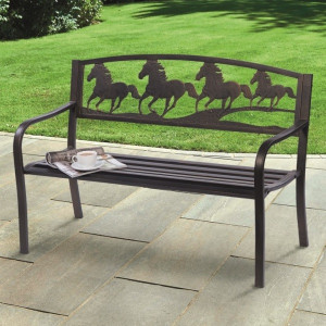 Horse Garden Bench