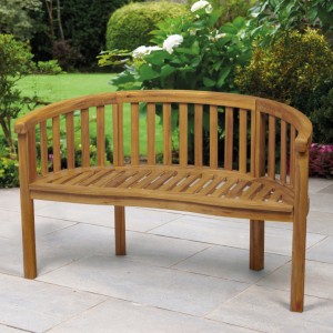 Woodfield 2 Seater Banana Bench