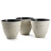 Floral Sandstone Effect Planters (Pack of 3)