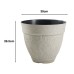 Floral Sandstone Effect Planters (Pack of 3)
