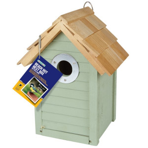 Beach Hut Nest Box - Sage Green