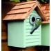 Beach Hut Nest Box - Sage Green