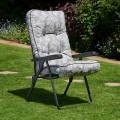 Aspen Leaf Recliner - Grey