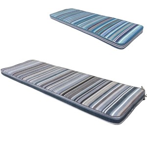 Sandbanks Striped 3 Seater Bench Cushion