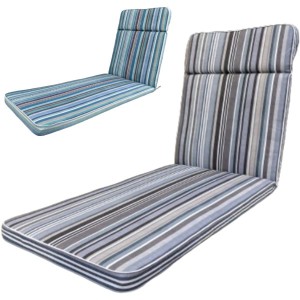 Sandbanks Striped Sunlounger Cushion