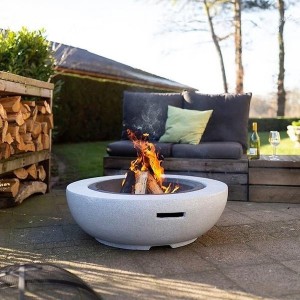 Grey Fire Bowl