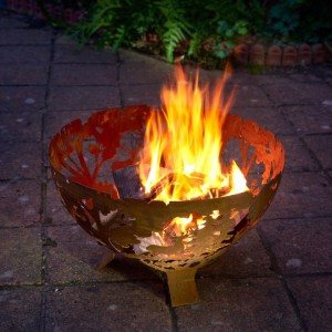 Half Ball Forest Fire Pit