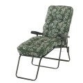 Aspen Leaf Padded Sun Lounger