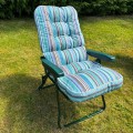 Sandbanks Blue Deluxe Recliner Chair