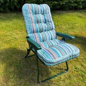 Sandbanks Blue Deluxe Recliner Chair