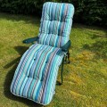 Sandbanks Blue Deluxe Relaxer Chair
