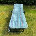Sandbanks Blue Deluxe Sunbed
