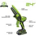 Greenworks 24V Cordless Mini Chainsaw Pruner