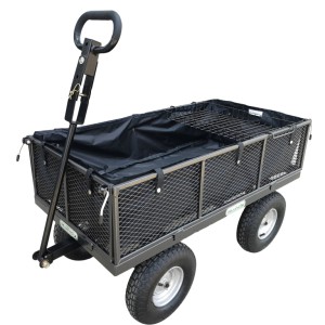 400kg Garden Trolley With Liner & Tool Tray