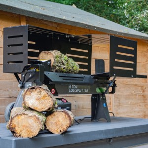 6 Ton Electric Log Splitter With Guard