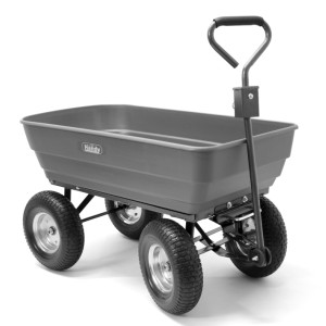 200kg Poly Tipping Garden Trolley