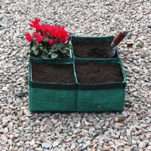 Square Four Section Planter