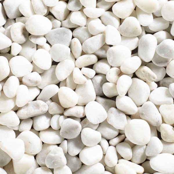 Coral White Pebbles - Bulk Bag